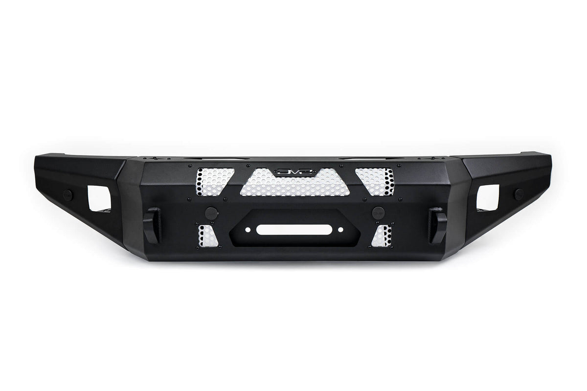DV8 Offroad 21-25 Ford Bronco Front Bumper Winch Capable w/ Optional Bull Bar/Aux Light Opening - FBBR-01