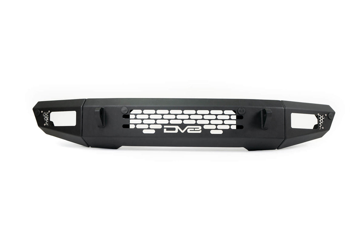 DV8 Offroad 21-25 Ford Bronco Bumper- Accommodates 20in Dual Row Light Bar & (4) 3in Pod Light Mount - FBBR-03