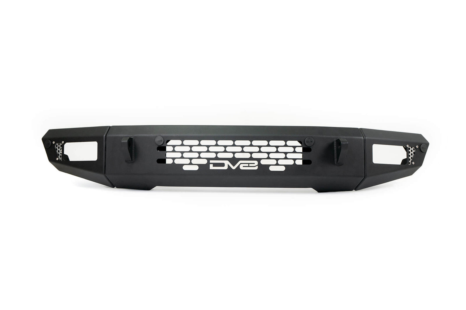 DV8 Offroad 21-25 Ford Bronco Bumper- Accommodates 20in Dual Row Light Bar & (4) 3in Pod Light Mount - FBBR-03