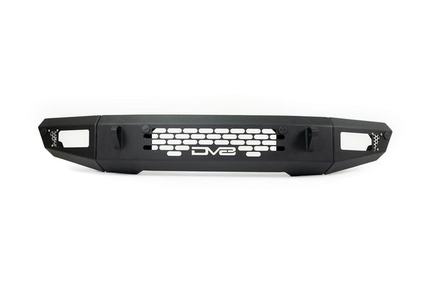 DV8 Offroad 21-25 Ford Bronco Bumper- Accommodates 20in Dual Row Light Bar & (4) 3in Pod Light Mount - FBBR-03
