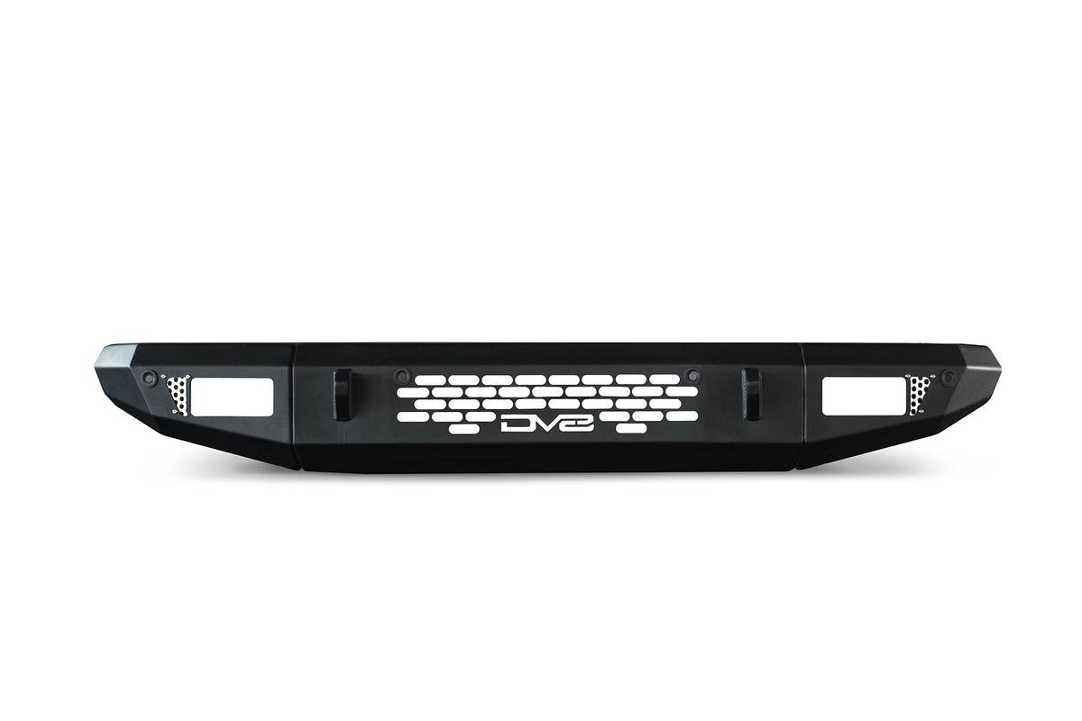 DV8 Offroad 21-25 Ford Bronco Bumper- Accommodates 20in Dual Row Light Bar & (4) 3in Pod Light Mount - FBBR-03