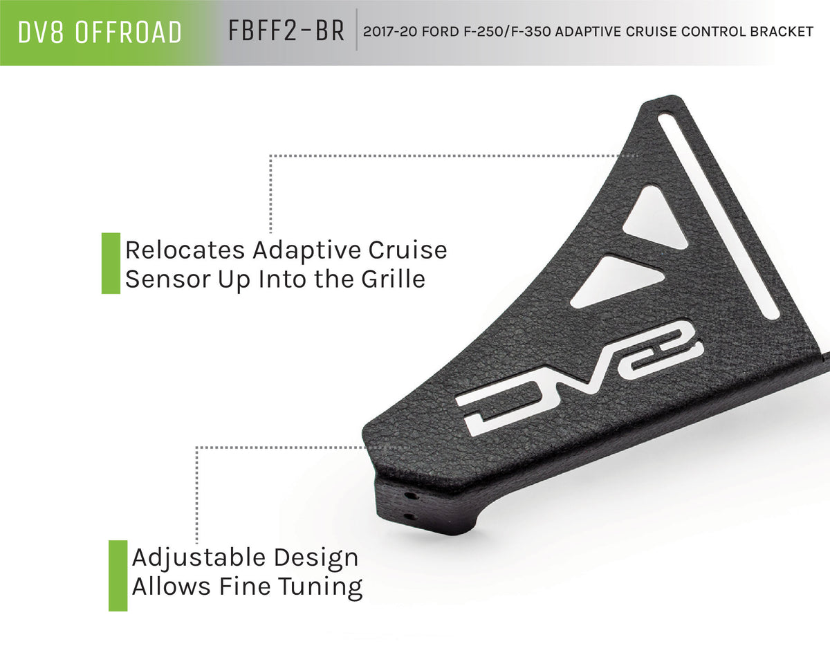 DV8 Offroad - Adaptive Cruise Control Bracket - FBFF2-BR