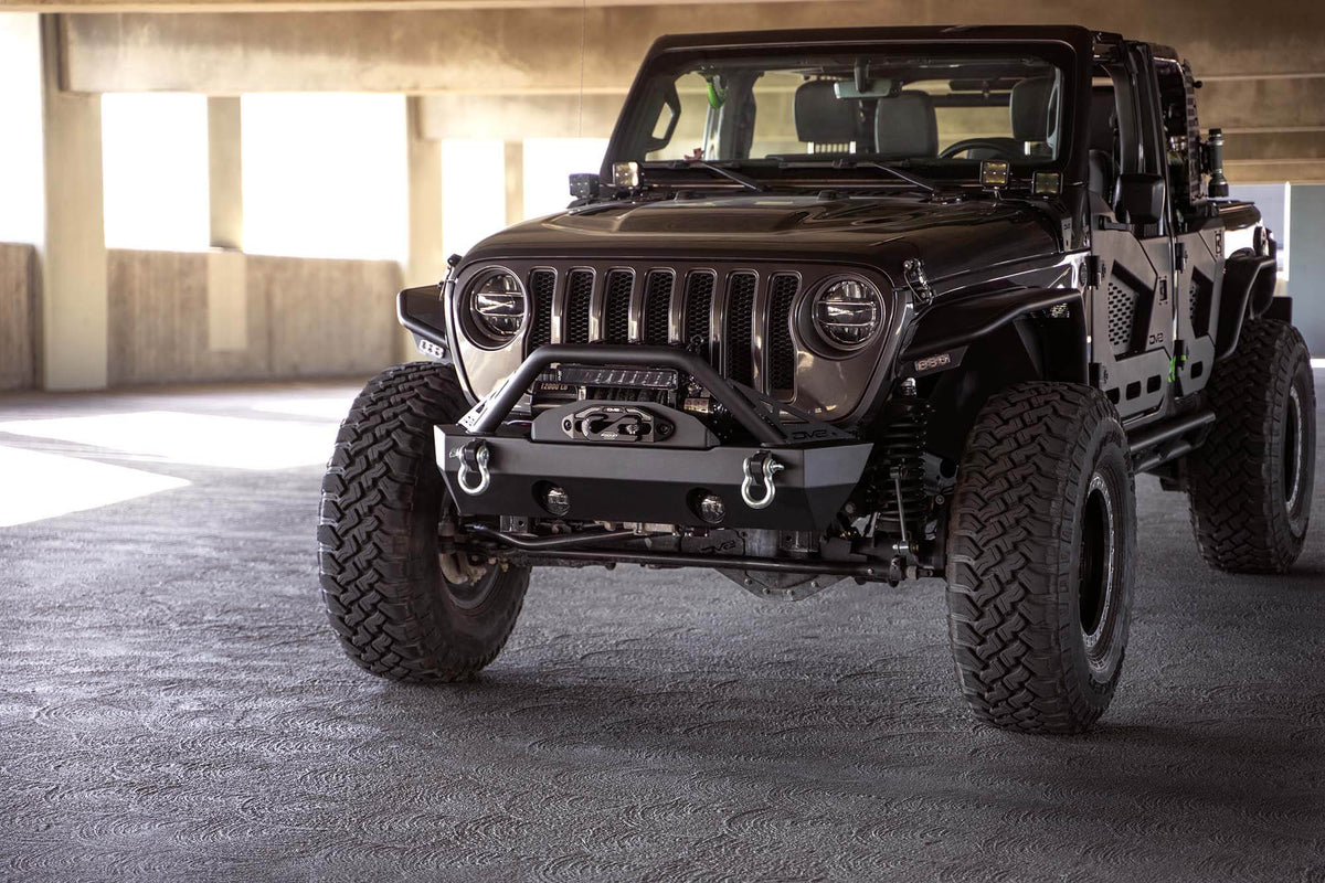 DV8 Offroad - Jeep Wrangler JK/JL & Gladiator JT FS-15 Series Front Bumper - FBJL-05