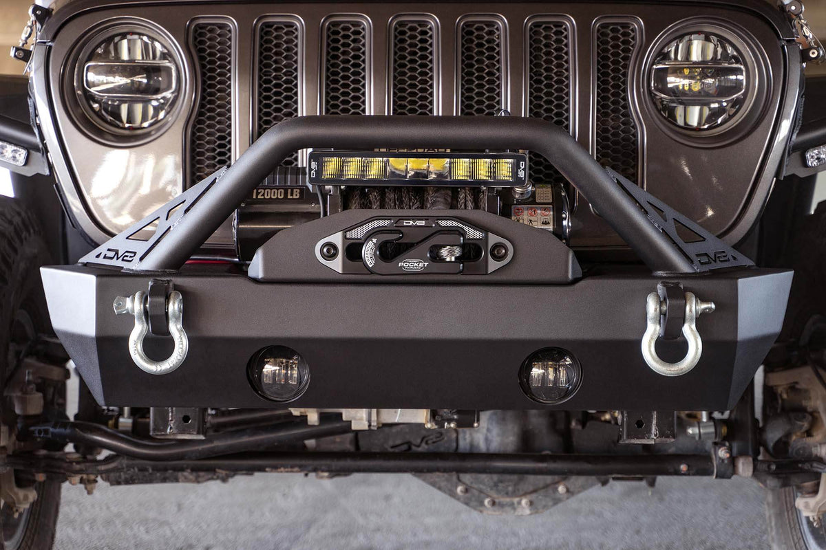 DV8 Offroad - Jeep Wrangler JK/JL & Gladiator JT FS-15 Series Front Bumper - FBJL-05