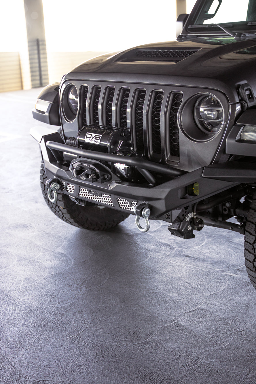DV8 Offroad - Jeep Wrangler JK/JL & Gladiator JT MTO Series Front Bumper - FBJL-12