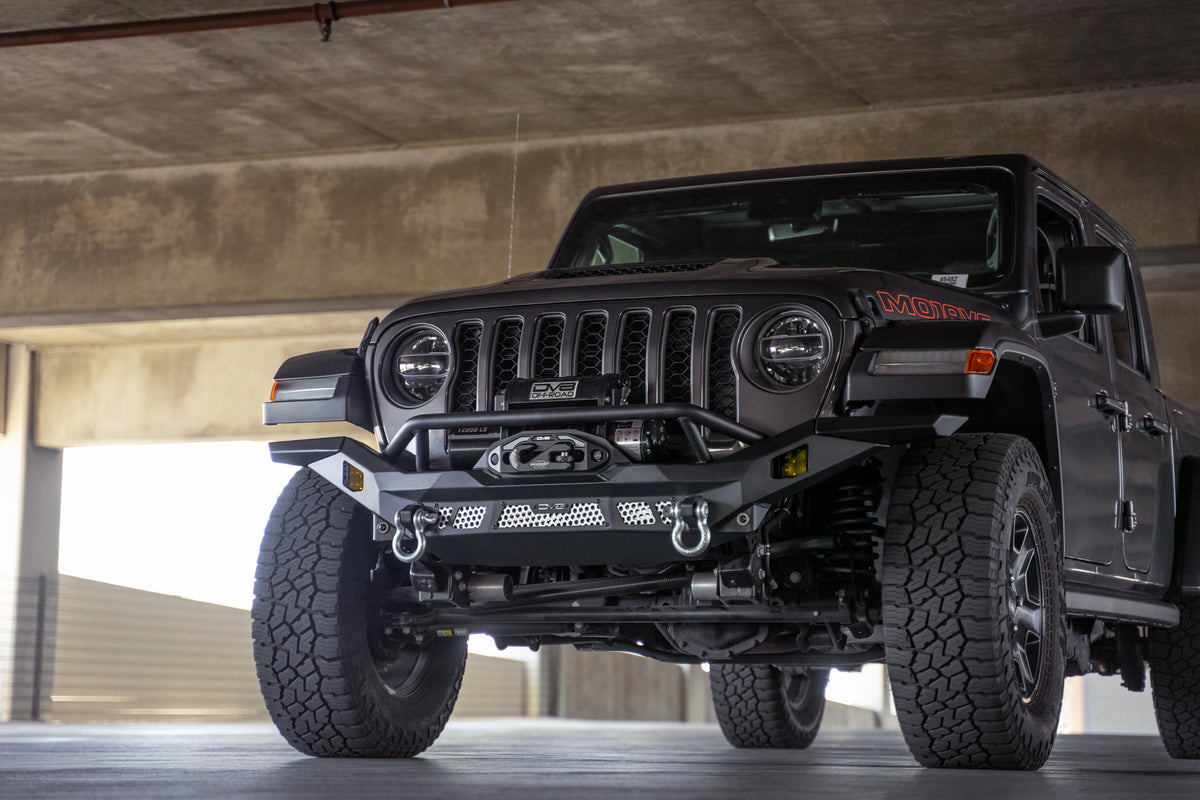 DV8 Offroad - Jeep Wrangler JK/JL & Gladiator JT MTO Series Front Bumper - FBJL-12
