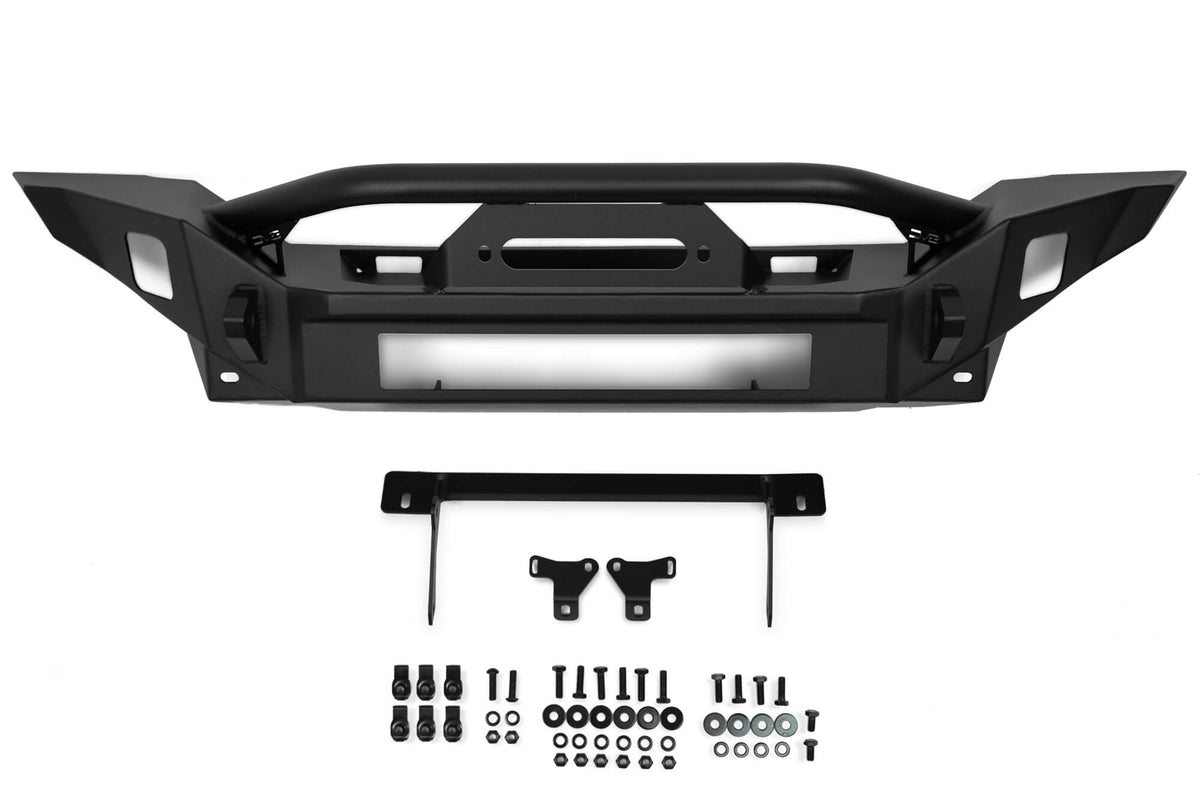 DV8 Offroad - Jeep Wrangler JL & Gladiator JT FS-7 Mid-Width Winch Front Bumper - FBJL-07