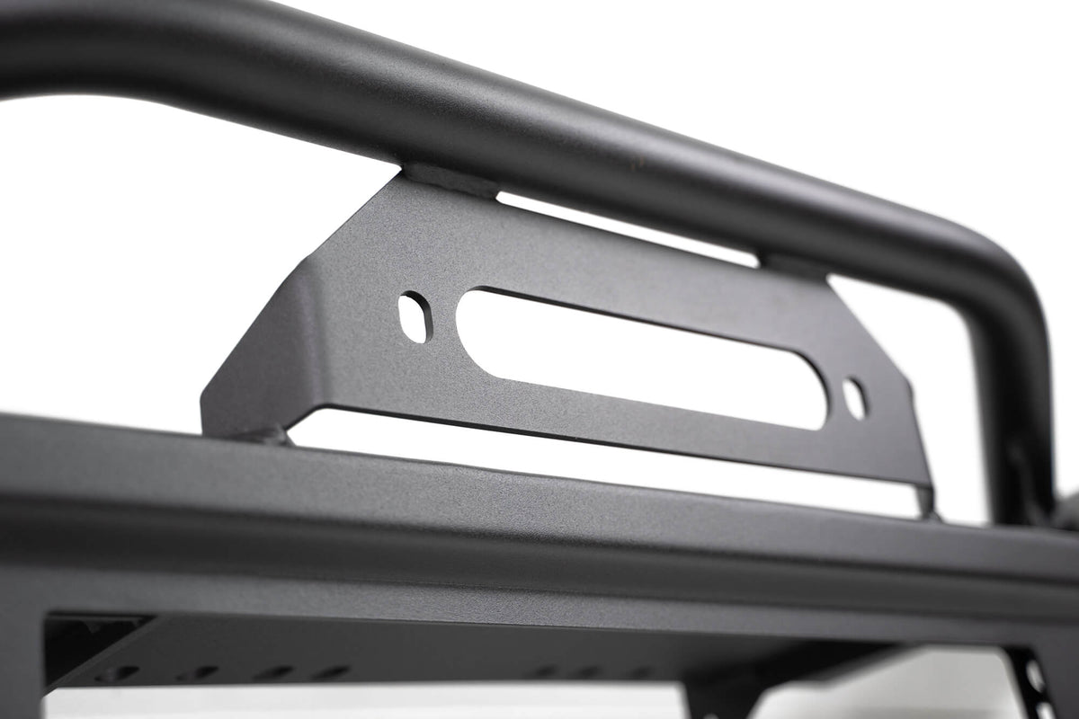 DV8 Offroad - Jeep Wrangler JL & Gladiator JT FS-7 Mid-Width Winch Front Bumper - FBJL-07