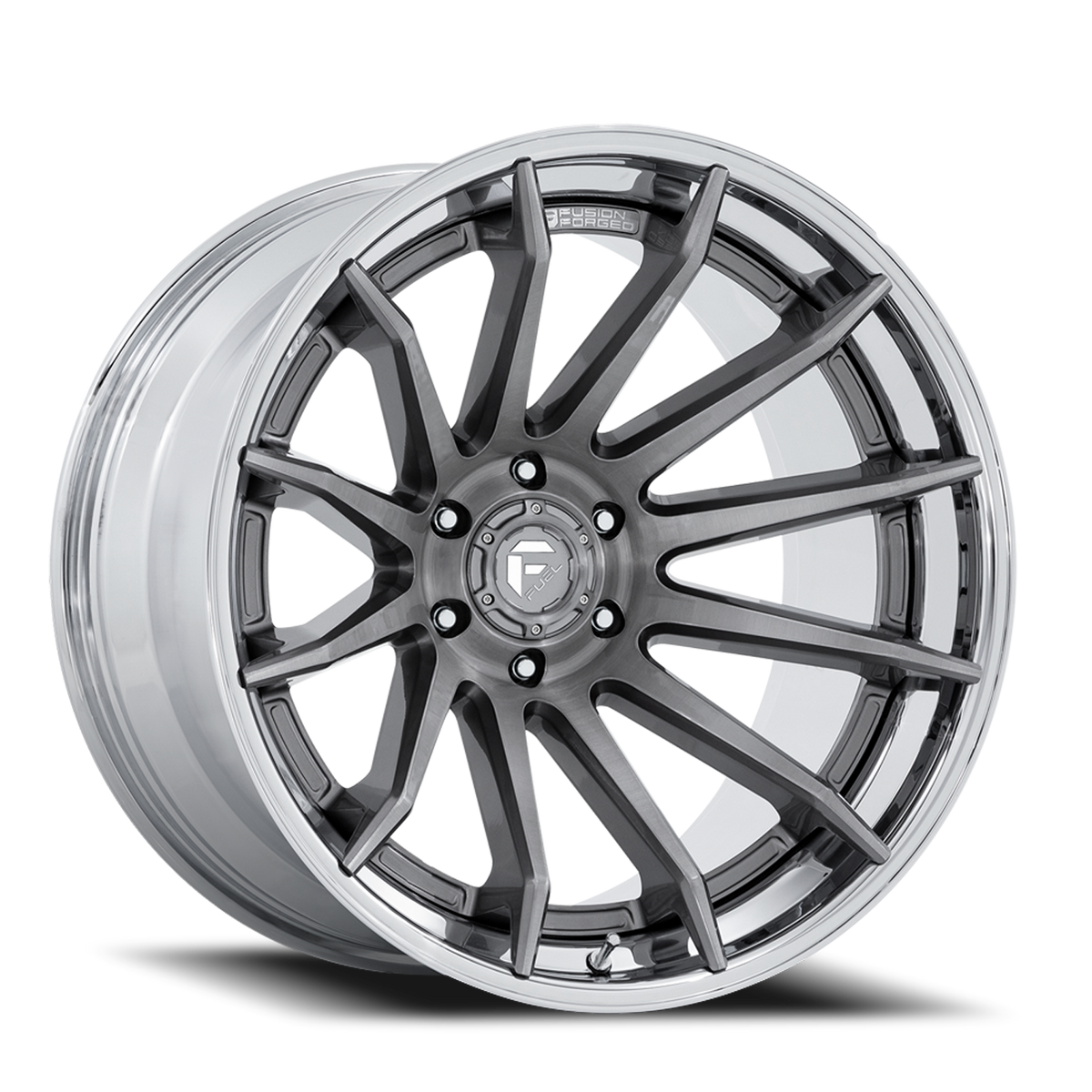 Fuel Off-Road Aluminum Wheels 22X12 Platinum Silver Chrome Lip Burn FC403AP