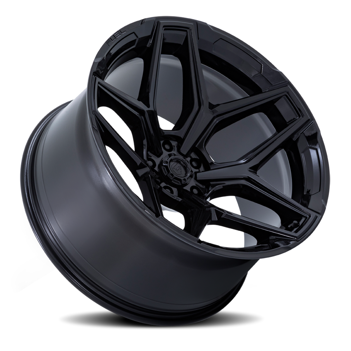 Aluminum Wheels 20X9 Flux 6 FC854BX 6 On 135 Gloss Black 87.1 Bore 1 Offset Fuel Off Road Wheels