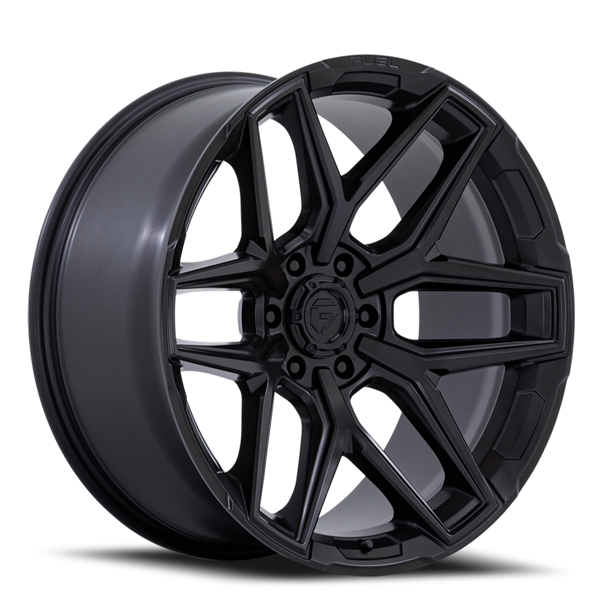 Aluminum Wheels 18X9 Flux 6 FC854MX 6 On 135 Blackout 87.1 Bore 1 Offset Fuel Off Road Wheels