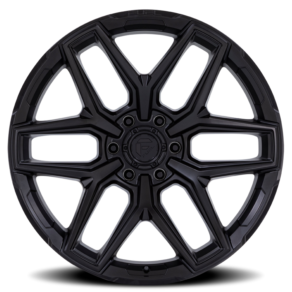 Aluminum Wheels 18X9 Flux 6 FC854MX 6 On 135 Blackout 87.1 Bore 20 Offset Fuel Off Road Wheels