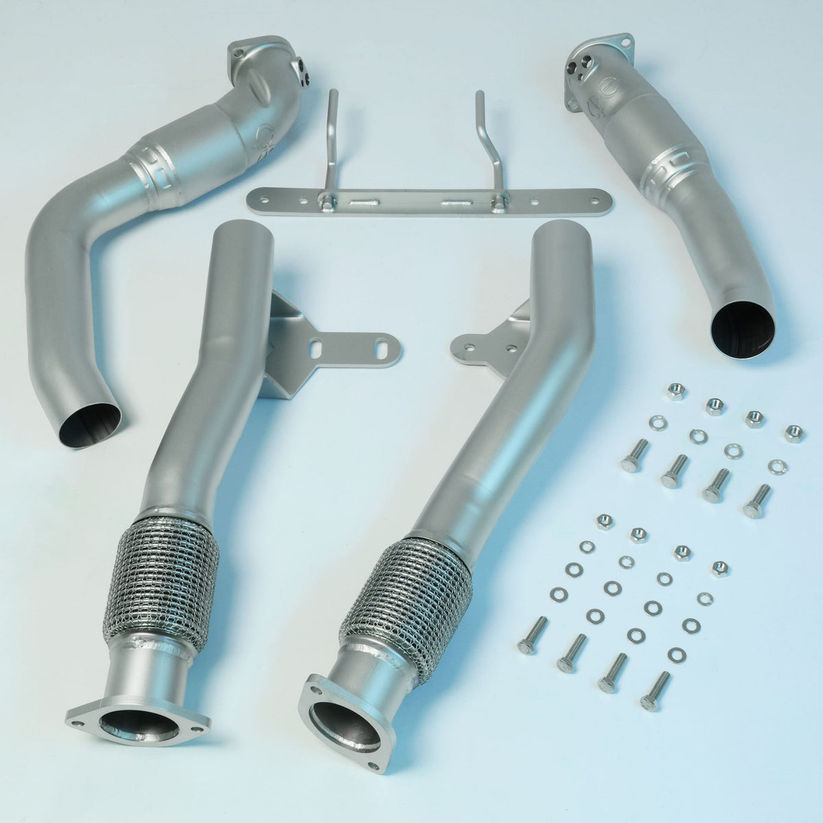 cp-e QKspl™ Ford Bronco Raptor (&#39;22+) Cast Bellmouth Downpipes