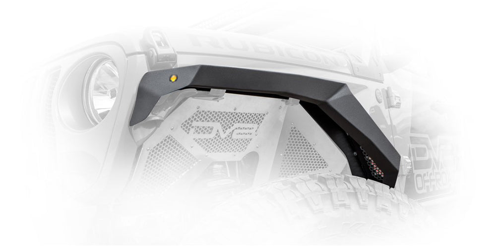 DV8 Offroad - Fender Flares; Armor; Front & Rear - FDGL-02