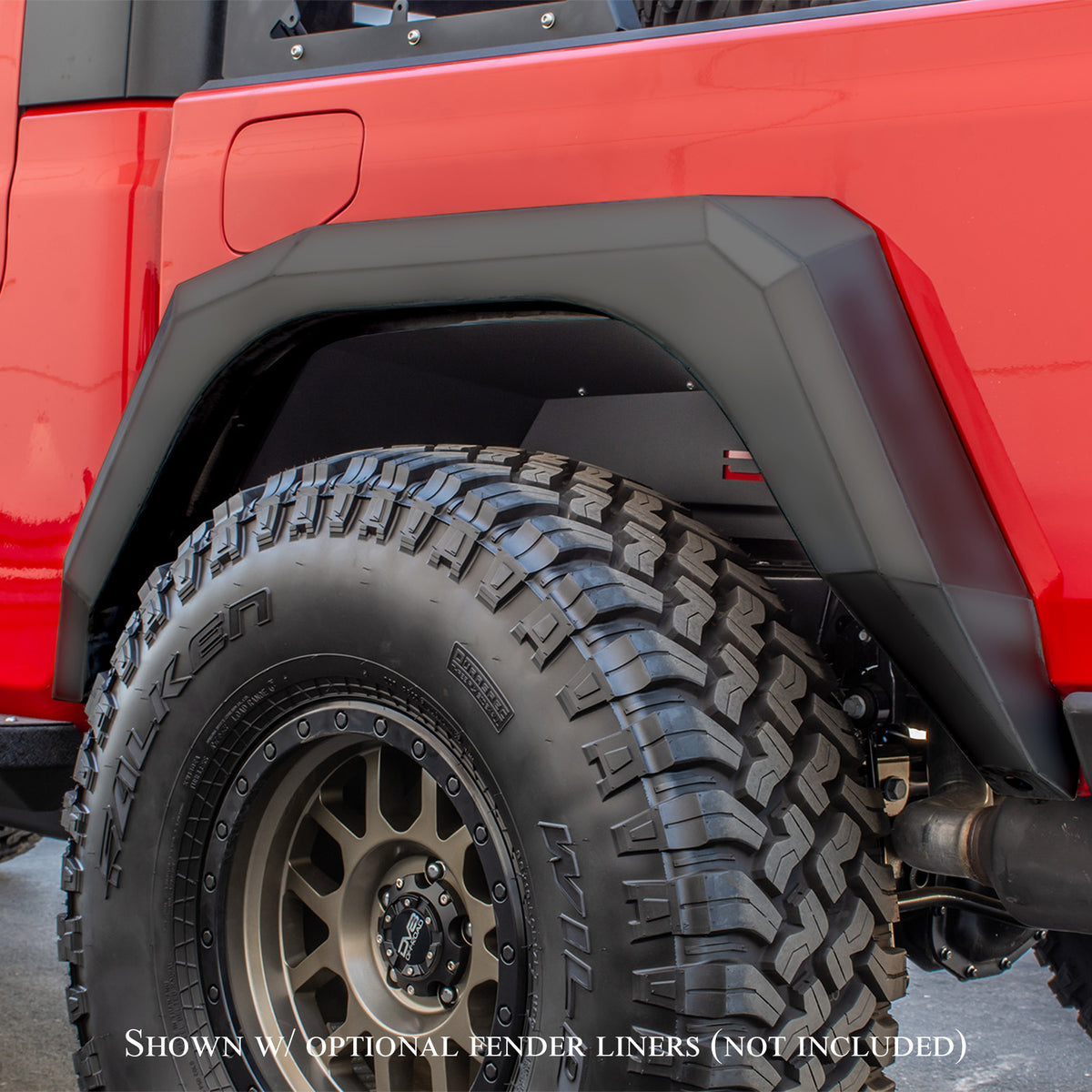 DV8 Offroad - Fender Flares; Armor; Front & Rear - FDGL-02