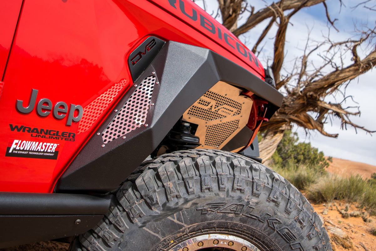 DV8 Offroad - Fender Flares; Armor; Front & Rear - FDGL-02