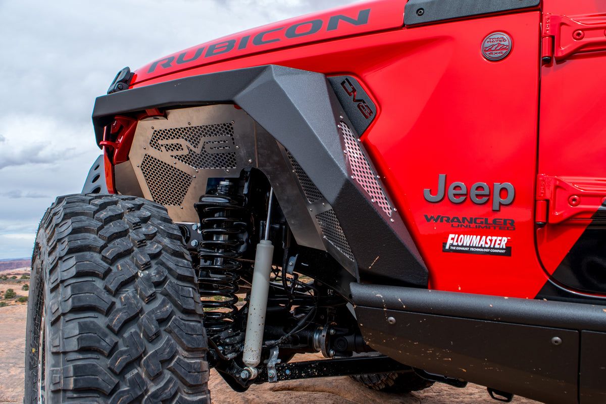 DV8 Offroad - Fender Flares; Armor; Front & Rear - FDGL-02