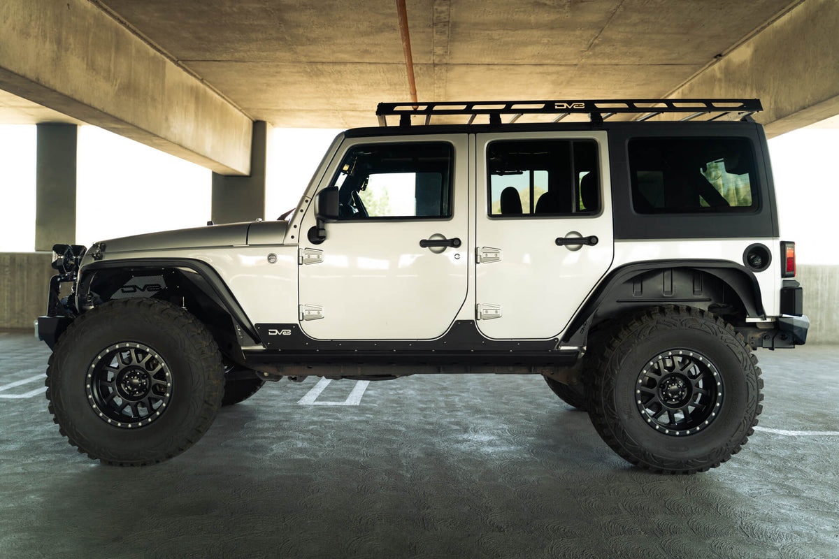 DV8 Offroad - Jeep Wrangler JK Slim Fender Flares - FDJK-07