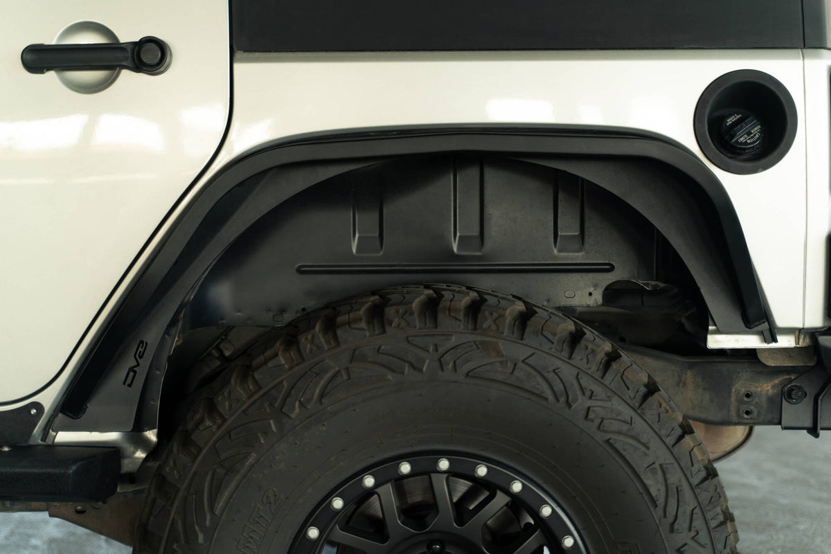 DV8 Offroad - Jeep Wrangler JK Slim Fender Flares - FDJK-07