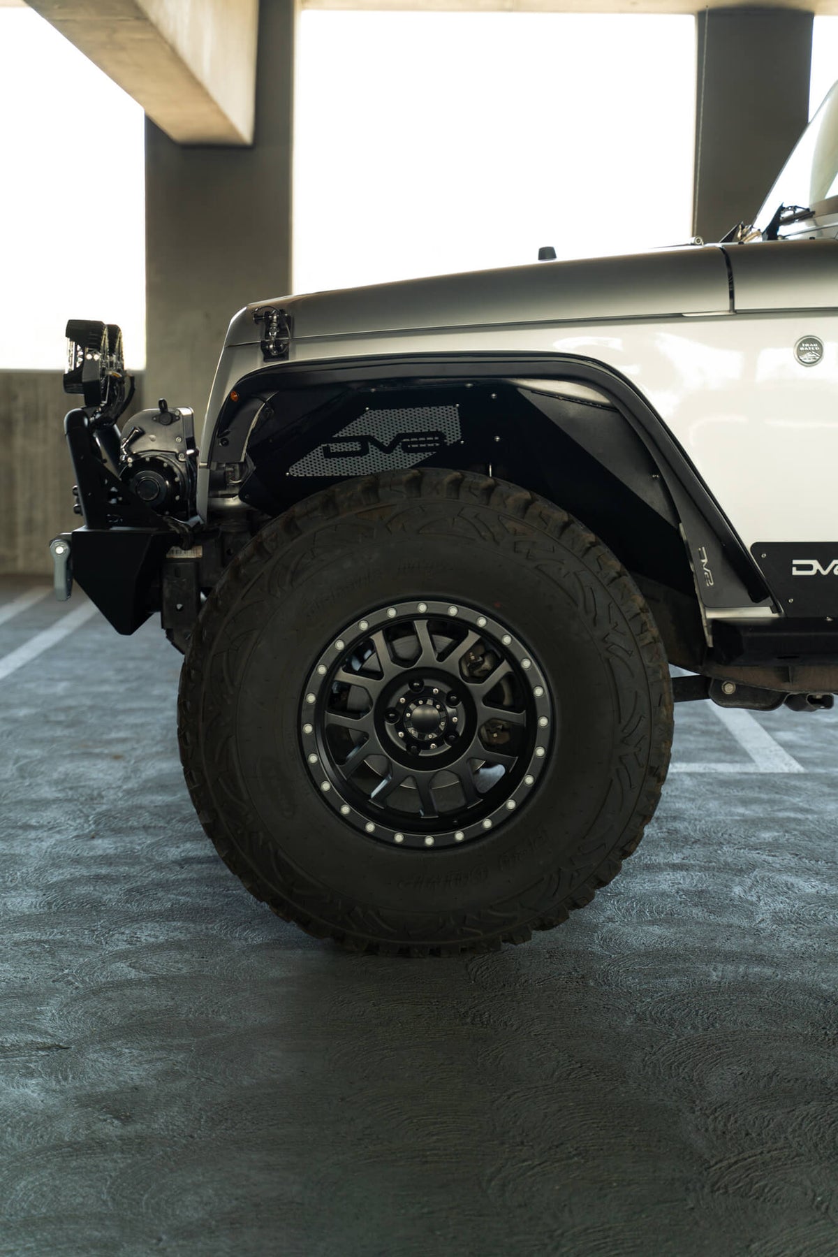 DV8 Offroad - Jeep Wrangler JK Slim Fender Flares - FDJK-07