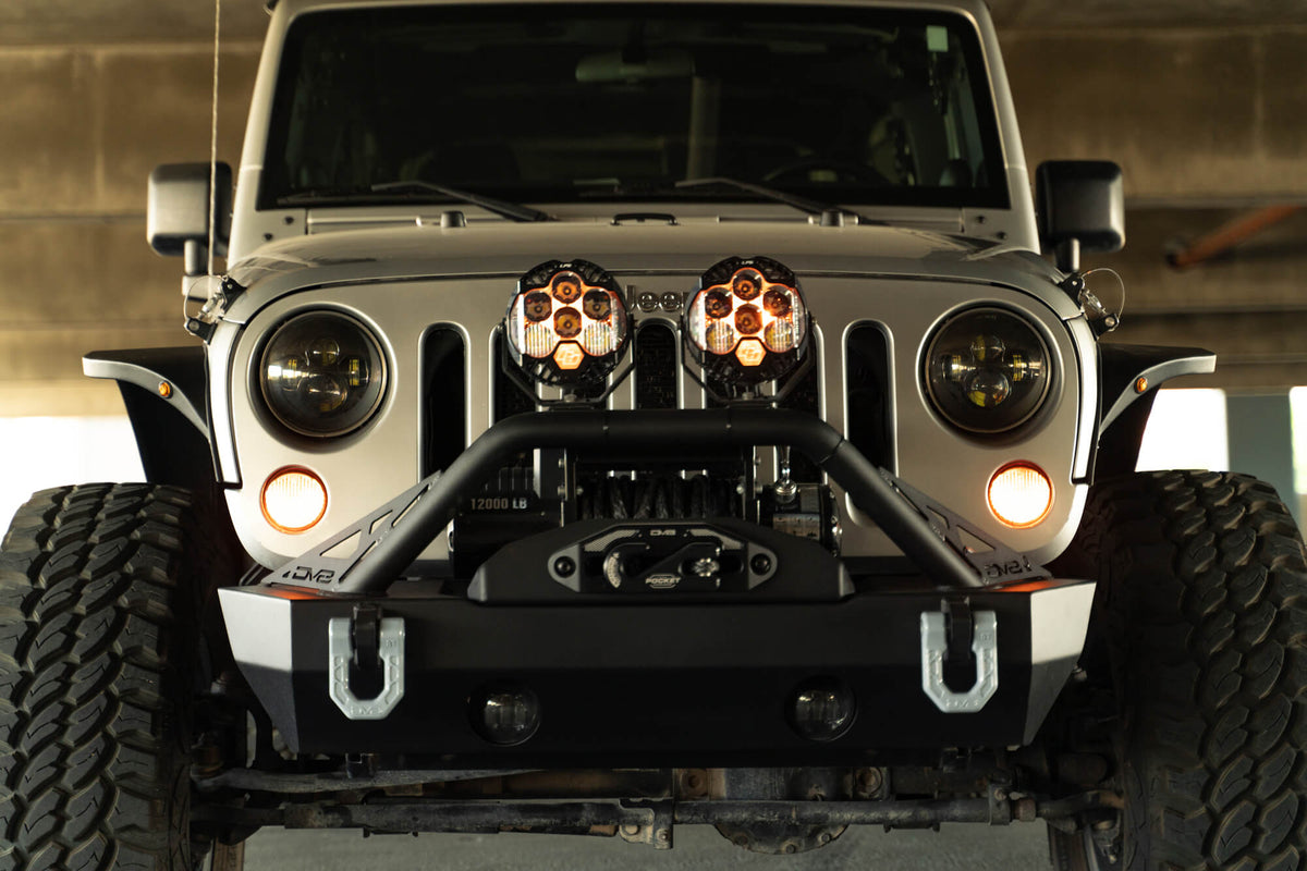 DV8 Offroad - Jeep Wrangler JK Slim Fender Flares - FDJK-07