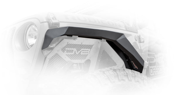 DV8 Offroad - Fender Flares; Armor; Front & Rear - FDJL-01