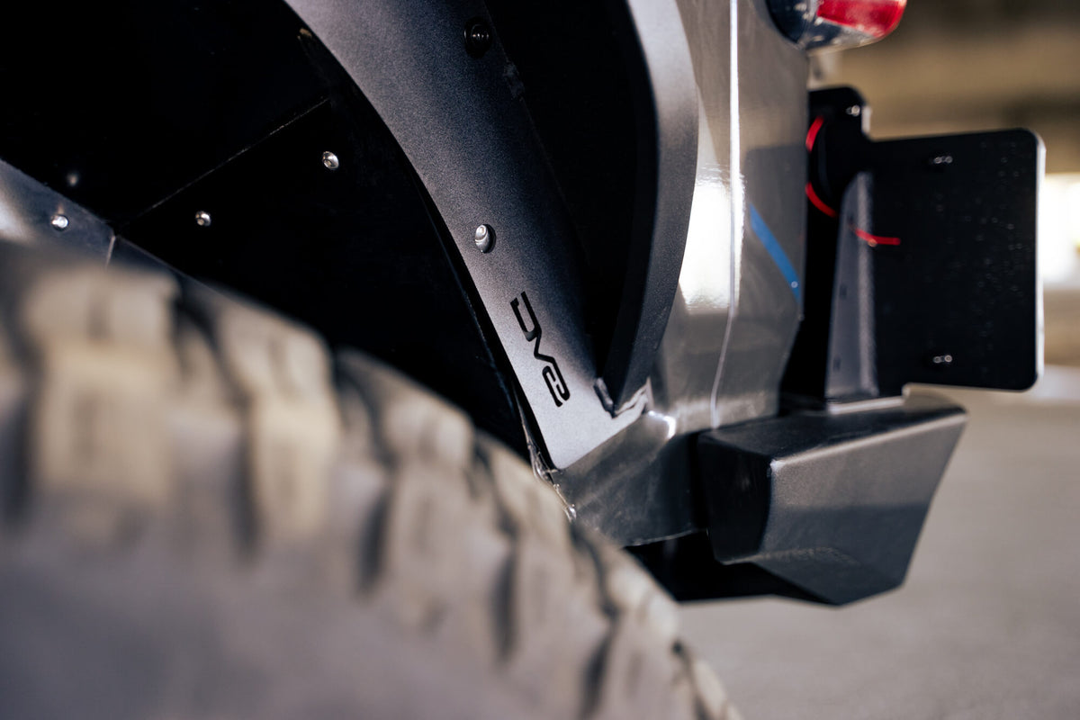 DV8 Offroad - Jeep Wrangler JL Slim Fender Flares - FDJL-07