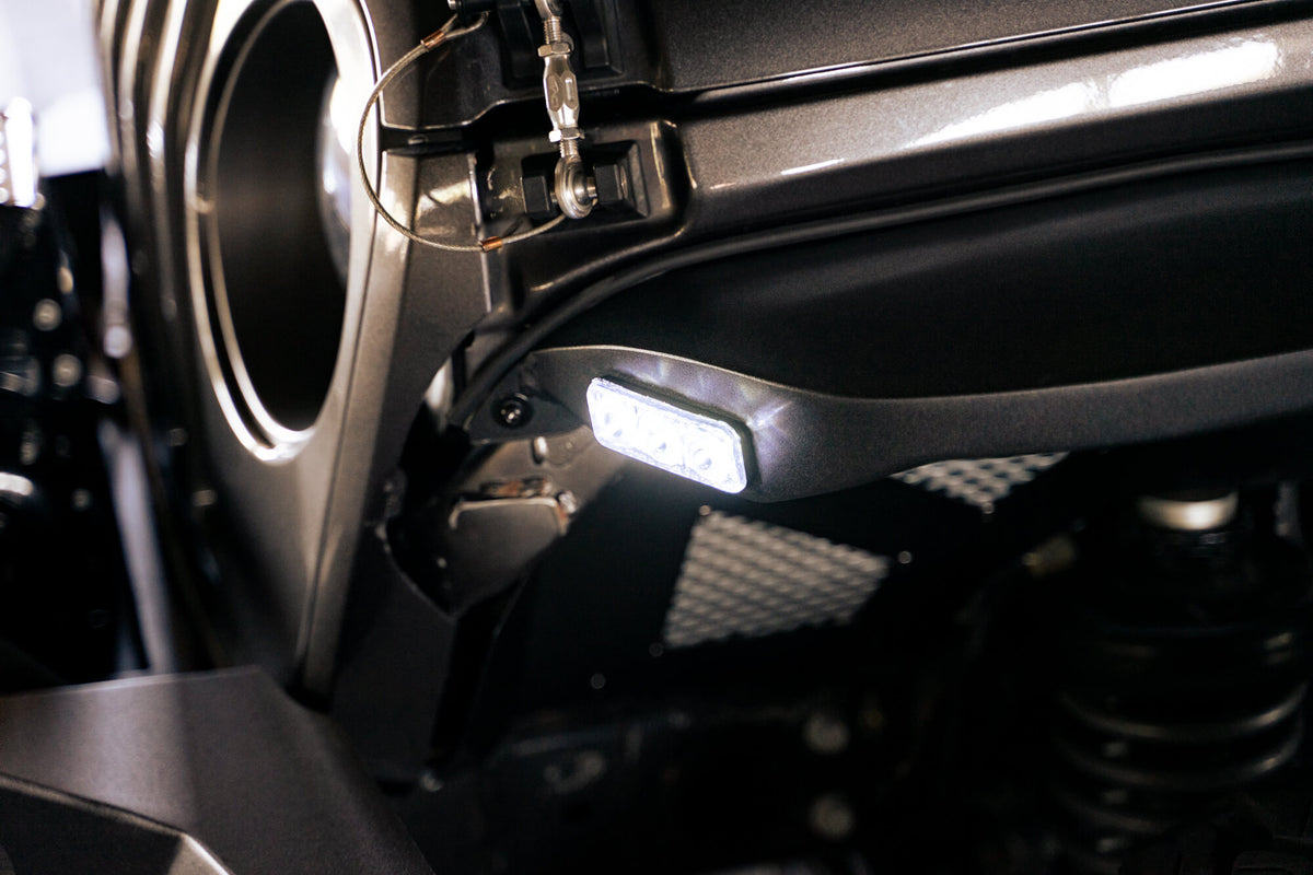 DV8 Offroad - Jeep Wrangler JL Slim Fender Flares - FDJL-07