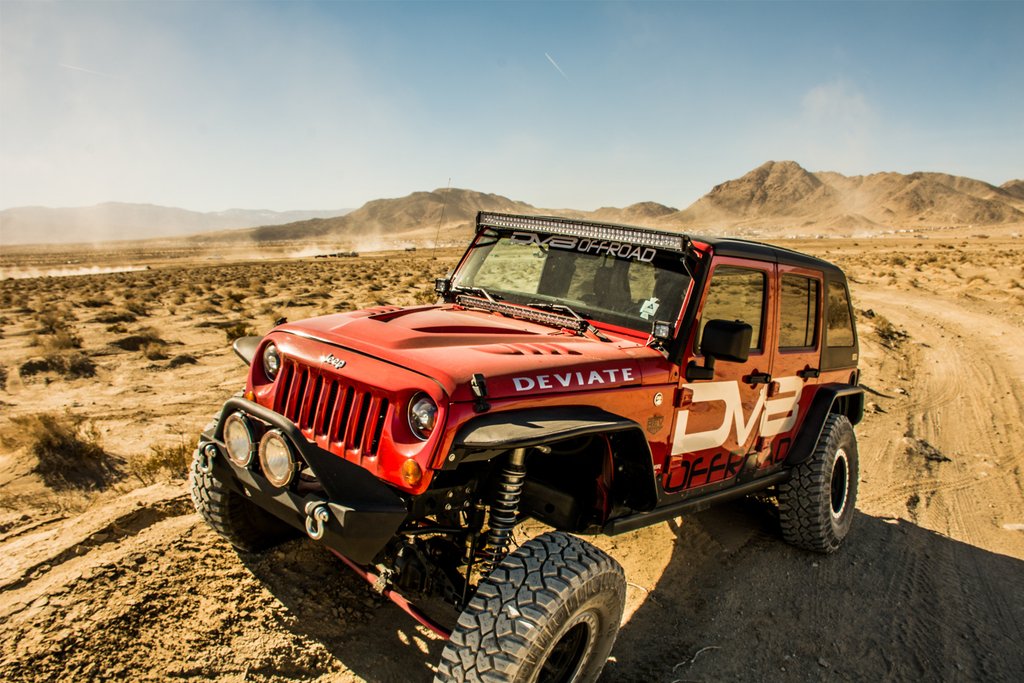 DV8 Offroad - Fender Flares; Wide; Front & Rear - FENDB-02
