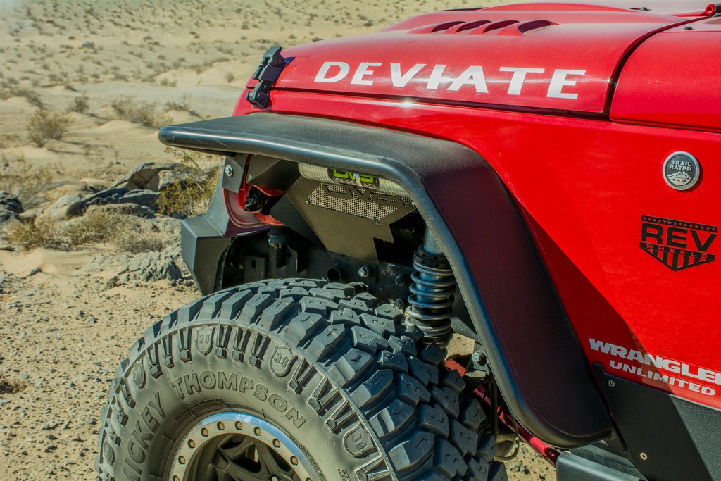 DV8 Offroad - Fender Flares; Wide; Front & Rear - FENDB-02