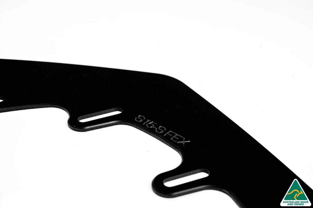 Flow Designs - S15 / 200SX Front Lip Splitter Extensions (Pair - For Standard Front Bar)
