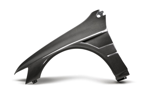 Seibon 03-07 Mitsubishi Evo 8 & IX 10mm Wider Carbon Fiber Fenders - FF0305MITEVO8