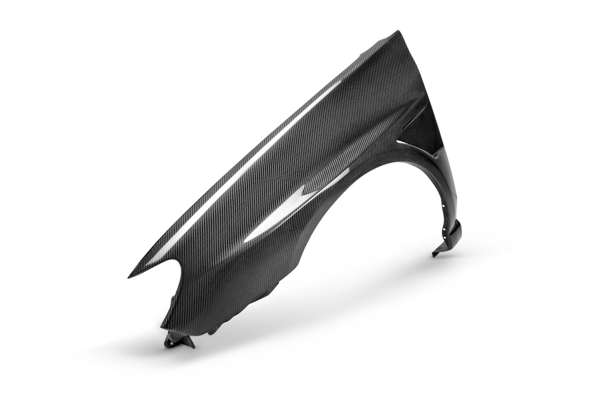Seibon 06-07 Subaru WRX/STi (Sedan Only) 10mm Wider Carbon Fiber Fenders - FF0607SBIMP