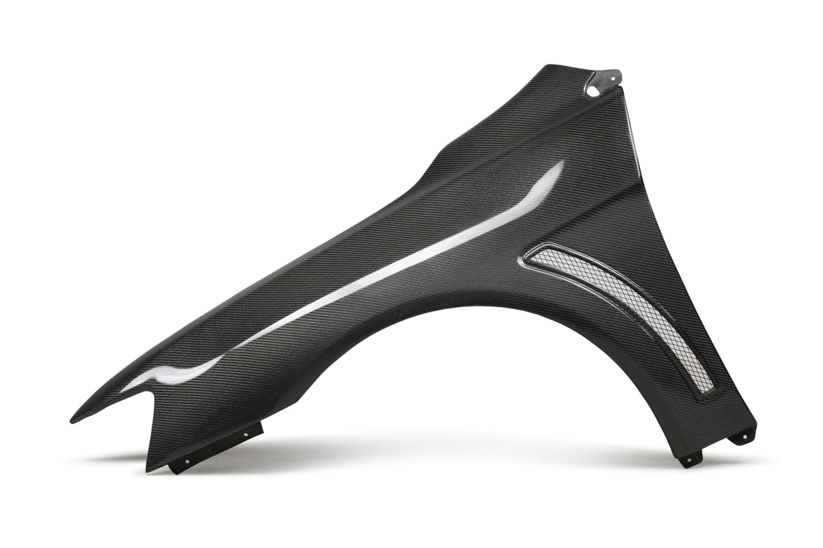 Seibon 08-12 Mitsubishi Evo X 10mm Wider Carbon Fiber Fenders - FF0809MITEVOX