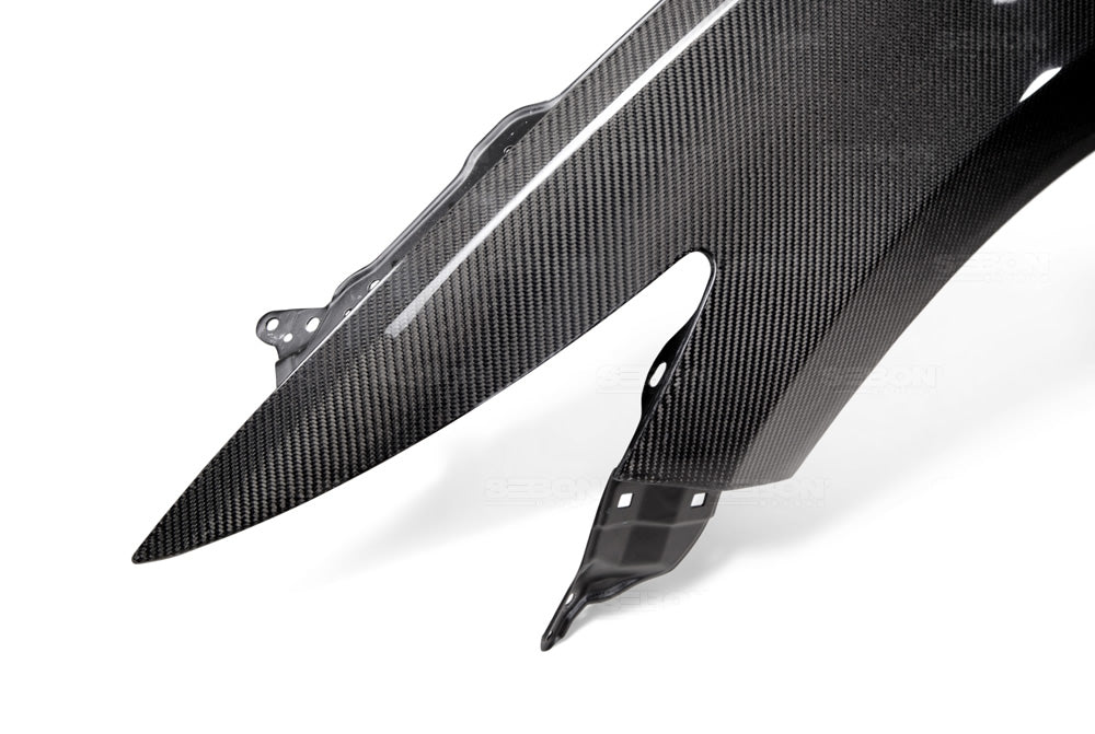 Seibon 14-15 Honda Civic 2 Door OE-Style Carbon Fiber Fenders - FF14HDCV2D