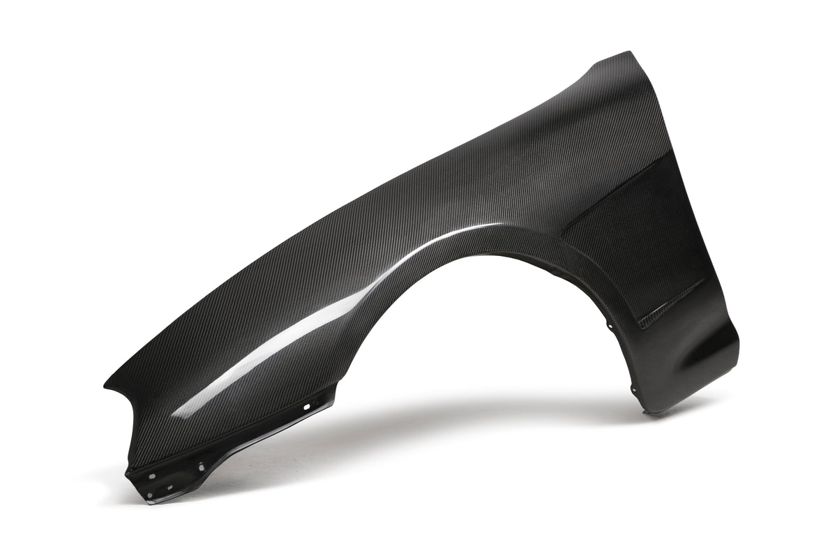 Seibon 93-98 Toyota Supra TV-Style Carbon Fiber Fenders (Pair) - FF9398TYSUP-TV