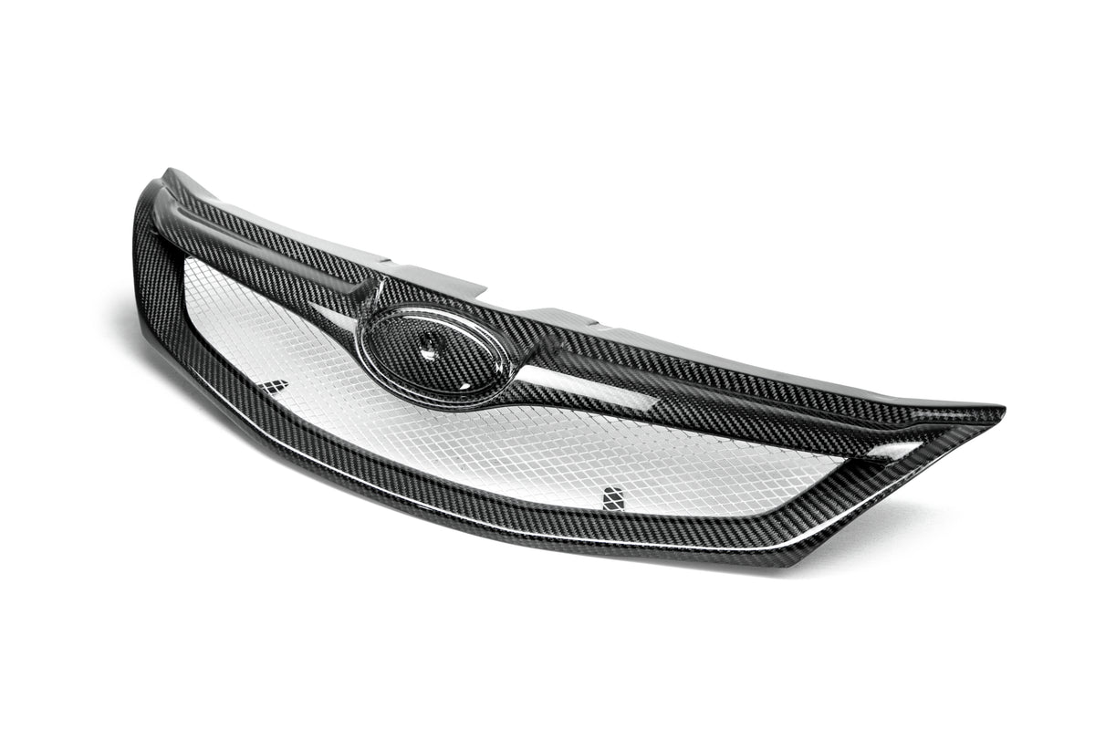 Seibon 08-09 Subaru Impreza WRX/STI Carbon Fiber Front Grill - FG0809SBIMP-STI
