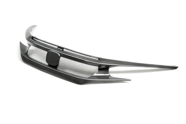 Seibon 17-18 Honda Civic Type R CV-Style Carbon Fiber Front Grill - FG17HDCVR-CV