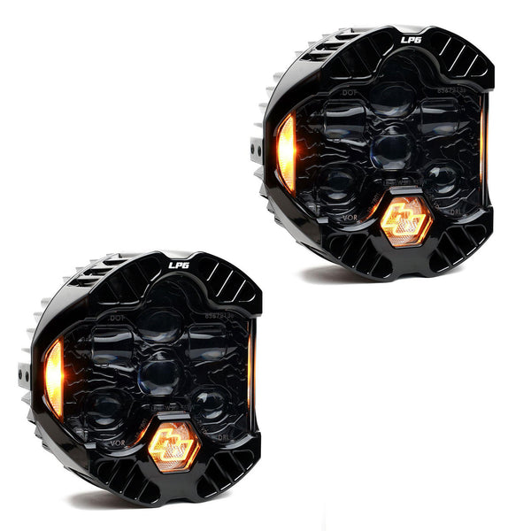 Baja Designs DOT LP6 LED Auxiliary Pod Amber DRL Pair