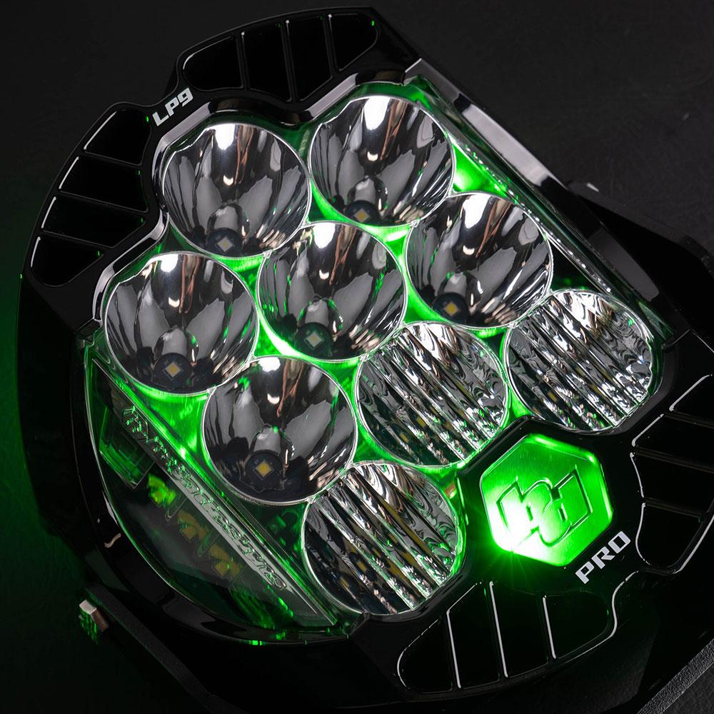 Baja Designs LP9 Series Driving Combo Pattern LED Light Pods - Green - 320016