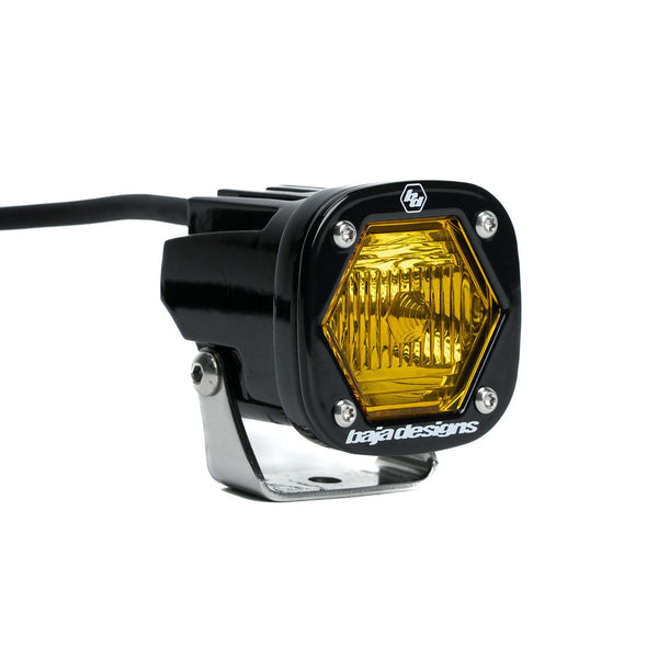 Baja Designs S1 Universal Auxiliary Light Pod w/ Trail Lens - Amber - 380012