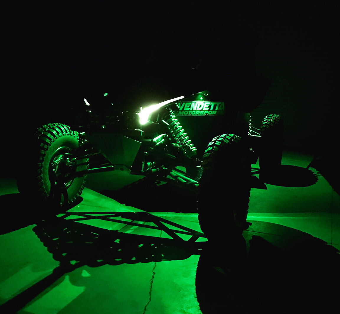 Baja Designs LED Dome Light w/Switch - Green - 398056