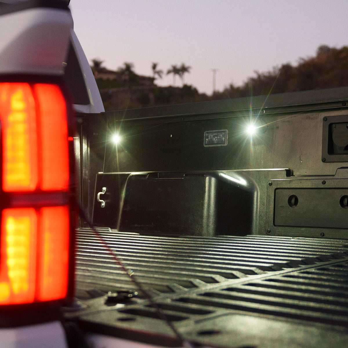 Baja Designs 05-24 Toyota Tacoma / 07-24 Toyota Tundra Bed Rail Cargo Light Kit - White - 398061