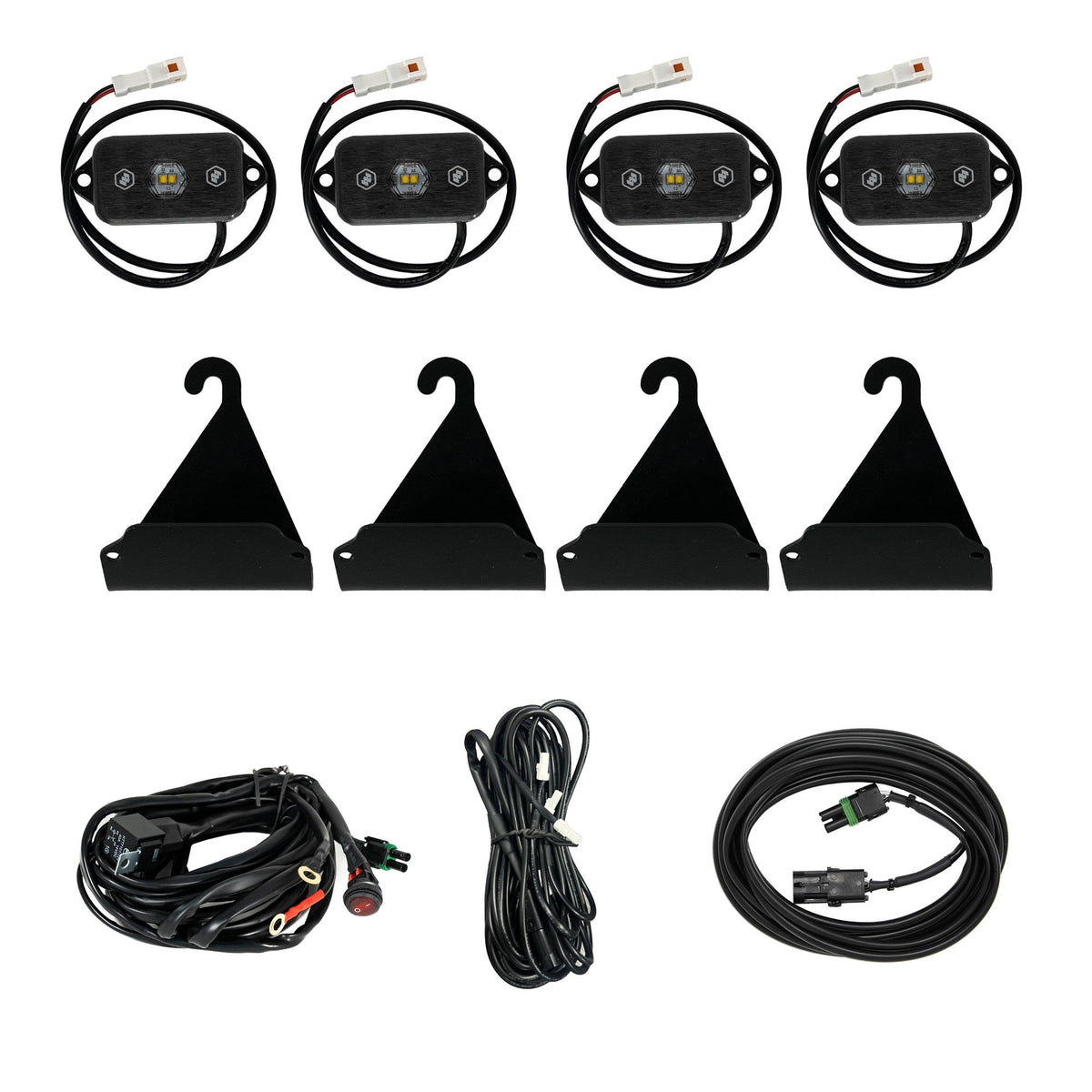 Baja Designs 05-24 Toyota Tacoma / 07-24 Toyota Tundra Bed Rail Cargo Light Kit - White - 398061