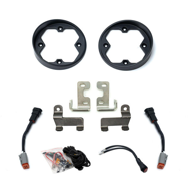 Baja Designs 12-23 Toyota Tacoma & 4Runner / 14-21 Tundra Squadron 2.0 Fog Pocket Kit (No Lights) - 440001