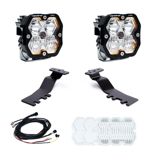 Baja Designs 2025+ Toyota 4Runner Squadron Pro 2.0 A-Pillar Kit (Driving/Combo) - Clear - 440011