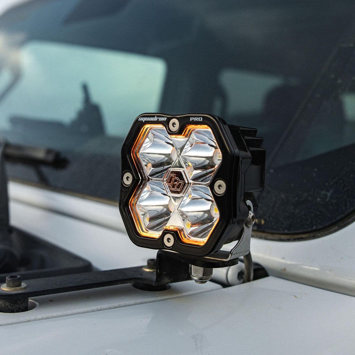 Baja Designs 18-25 Jeep JL/JT Squadron Pro 2.0 A-Pillar Kit (Spot) - Clear - 440044