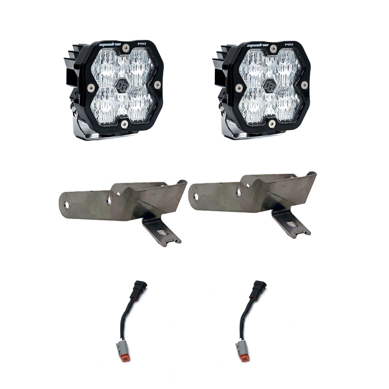 Baja Designs 99-10 Ford Super Duty Squadron 2.0 Pro Fog Pocket Kit - 440080