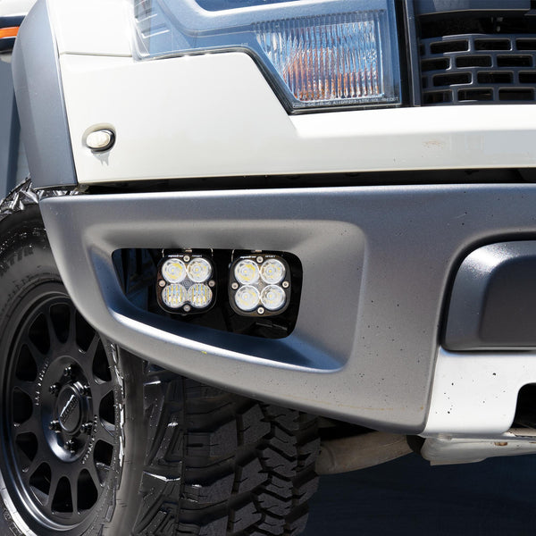 Baja Designs 10-14 Ford F-150 SVT Raptor Squadron Sport (Sportsmen) Dual Fog Pocket Light Kit - 447847