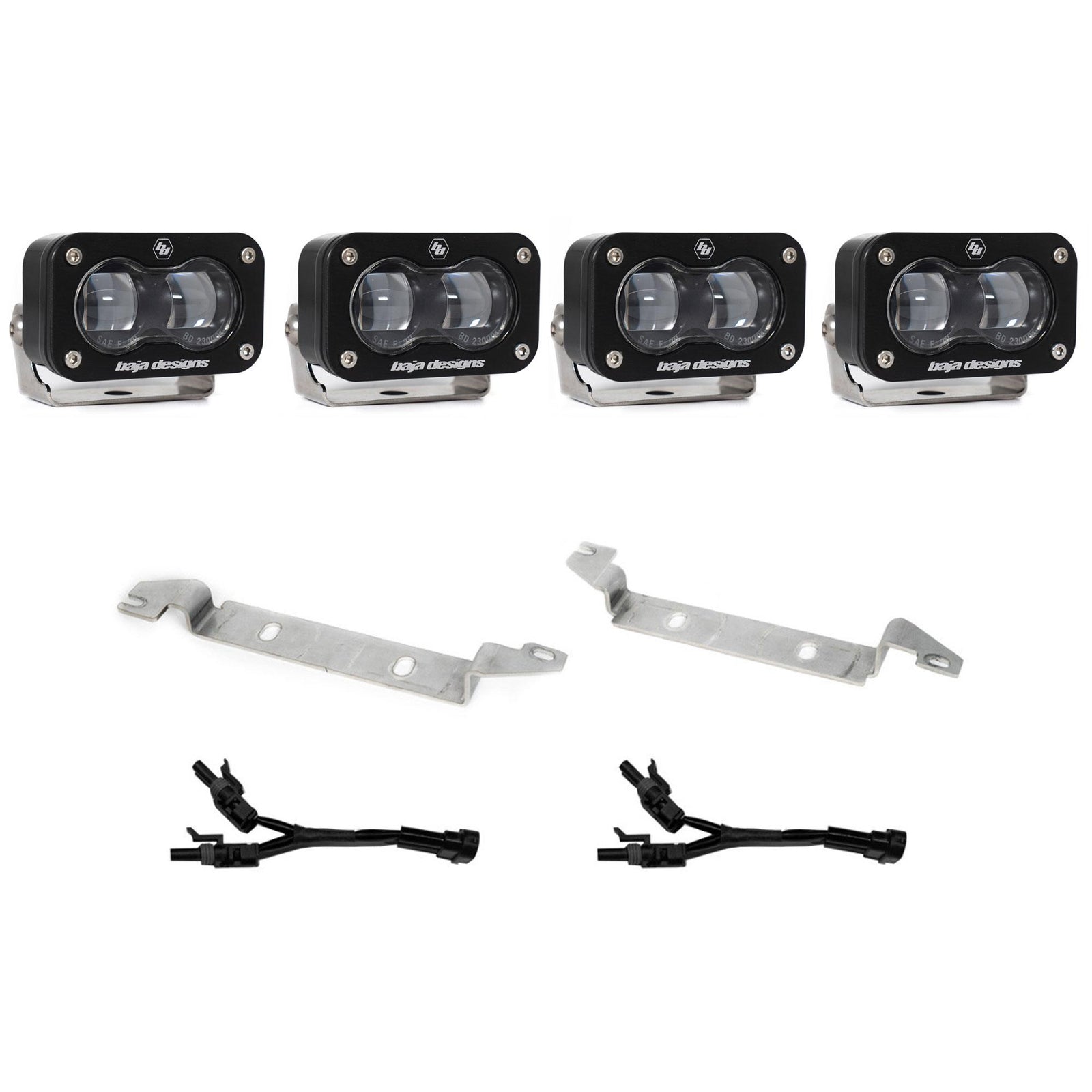 Baja Designs 2025 Toyota 4Runner S2 SAE Fog Pocket Light Kit - Clear - 448282